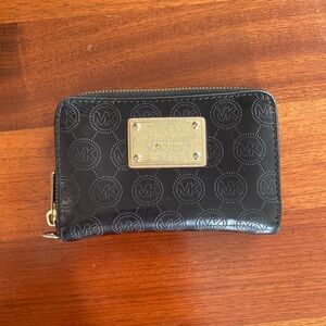 Vintage Michael Kors Black & Gold Wallet